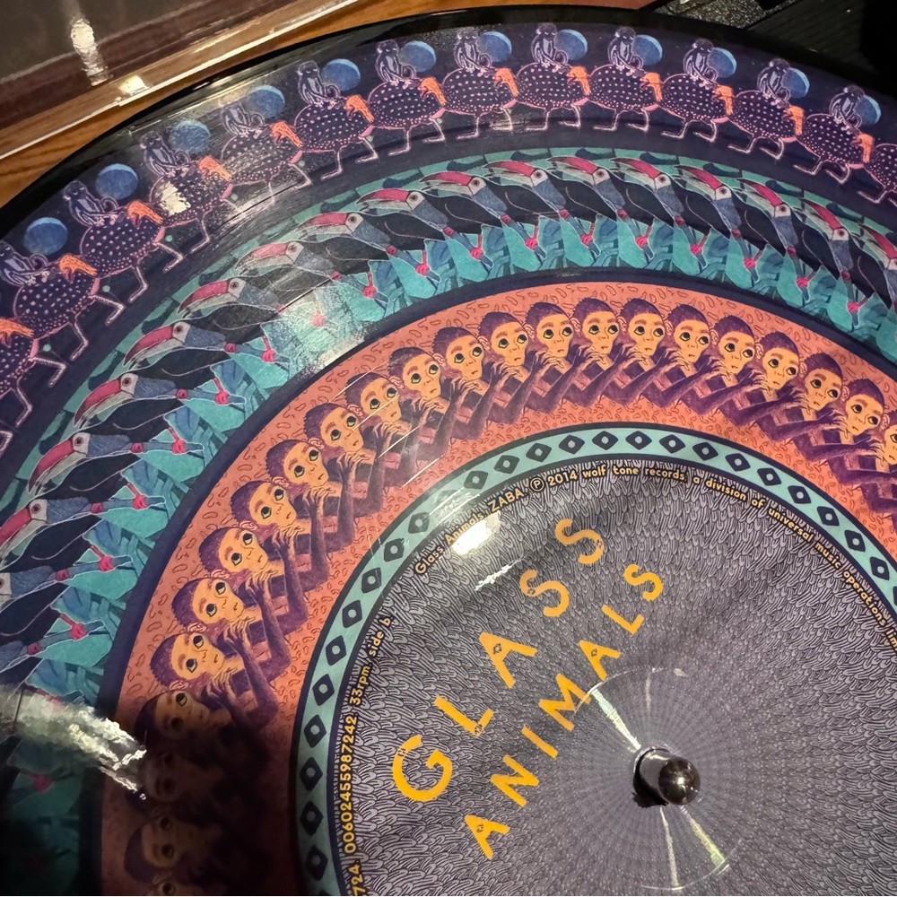 Zaba Zoetrope Vinyl Glass Animals - Picture 10 of 10